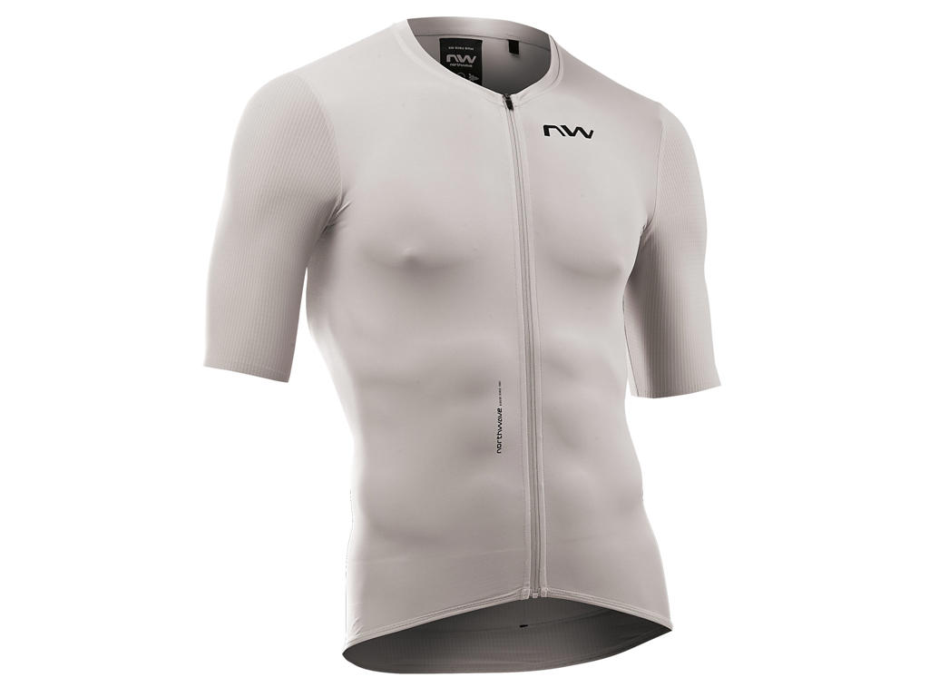 Northwave - Essence - Cykeltrøje - Korte Ærmer  - Lys Grå - XXL