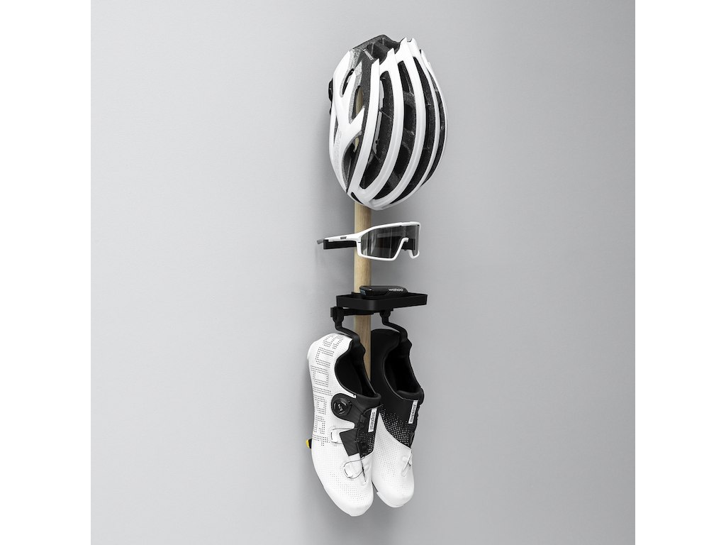 Tons Rack B- Til Sko, Cykelbriller & Hjelm Med Bakke - Naturlig Eg