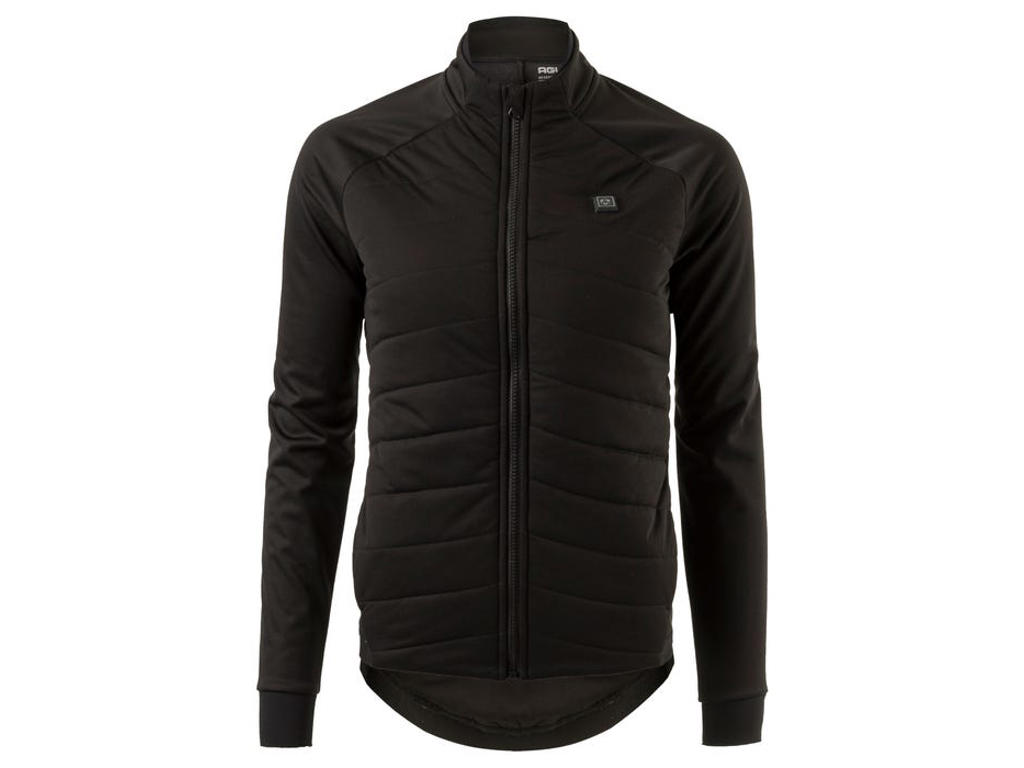 AGU Cykeljakke - Thermo Essential - Med Varme & LED  - Dame - Sort - Str. S