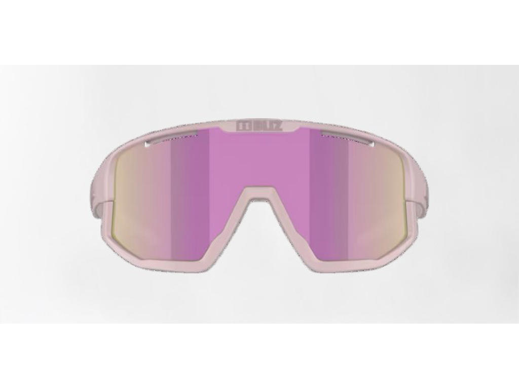 Bliz Fusion Medium (33) - Cykelbriller - Brown Mirror/Pink Lens - Mat Pink