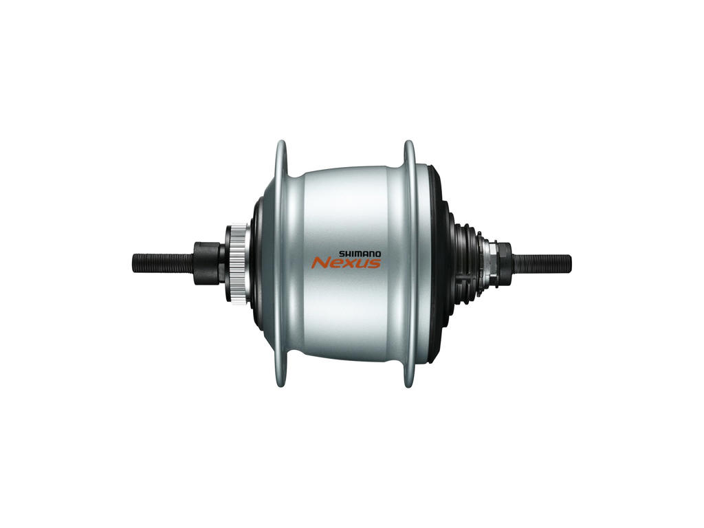Shimano Nexus - Bagnav med 8 gear og til skivebremse - Type: SG-C60018-D-AL - Sølv