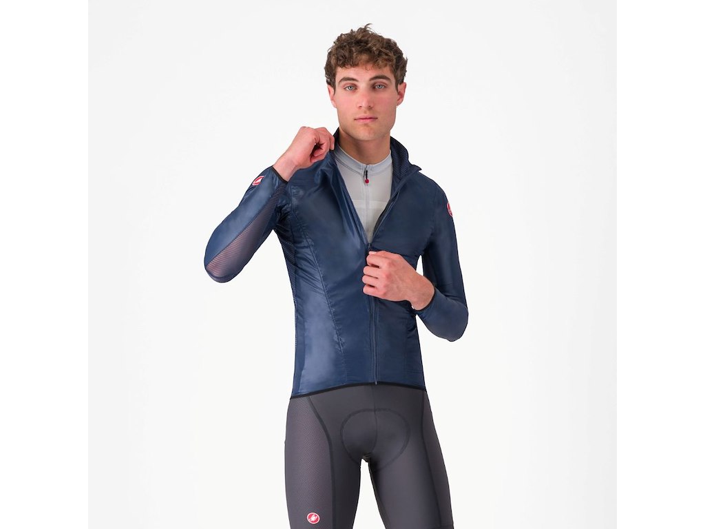 Castelli Aria Shell Jacket - Cykeljakke - Herre - Belgian Blue - XL