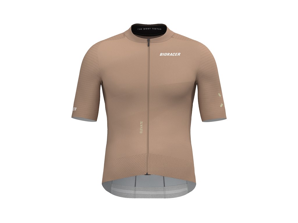 Bioracer Epic Elevate Jersey - Cykeltrøje - Korte Ærmer - Herre - Sand Storm - M