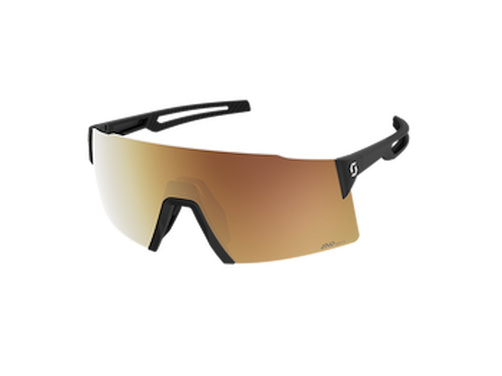 SCOTT Stride Compact LS - Cykelbriller - Sort/AMP LS Gold Chrome