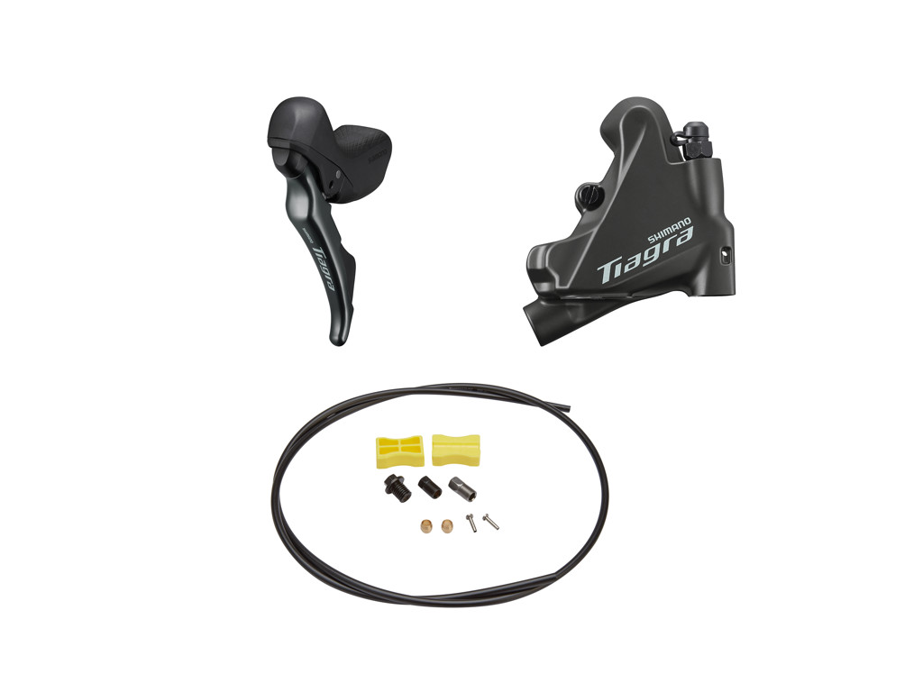 Shimano Tiagra R4720 - Skifte- og bremsegreb venstre - Hydraulisk kaliber og olieslange