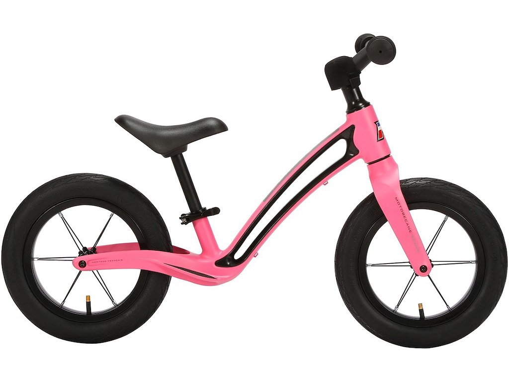 Motobecane Roadie løbecykel 12 matlyserød/sort"