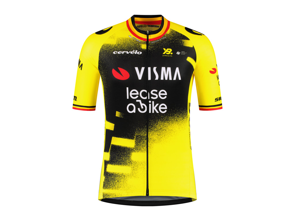 Team Visma | Lease a Bike - Cykeltrøje - Korte ærmer - Wout van Aert Wing Beat Replica - M