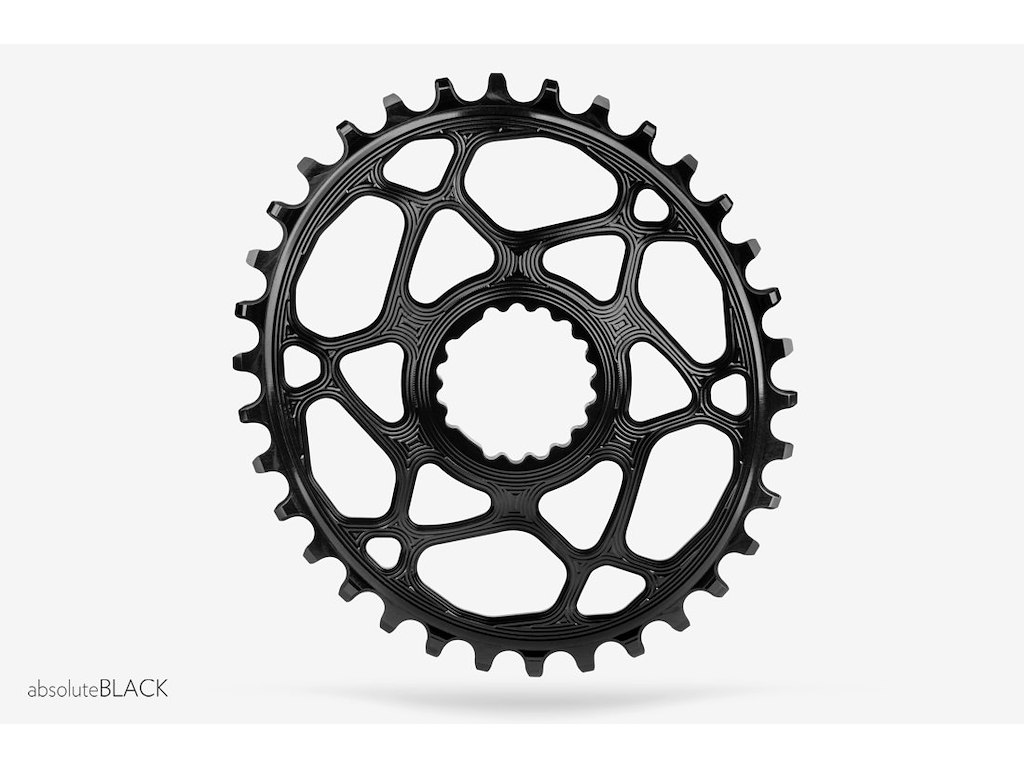 Absolute Black oval klinge 30T til Cannondale kranksæt