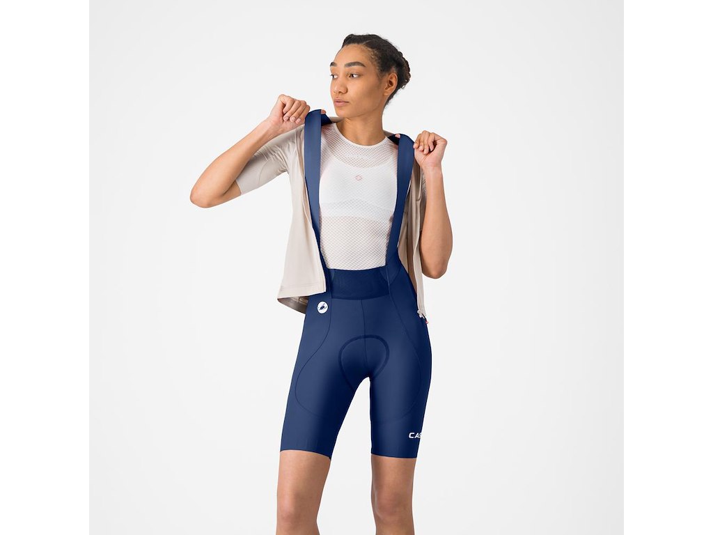 Castelli Espresso 2 W DT Bibshort - Cykelshorts m/pude - Dame - Belgian Blue - S