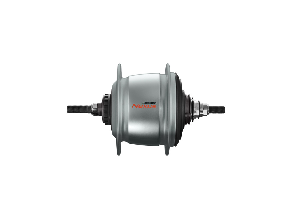 Shimano Nexus - Bagnav med 8 gear og friløb og til rullebremse - Type SG-C6011-8R - Sølv