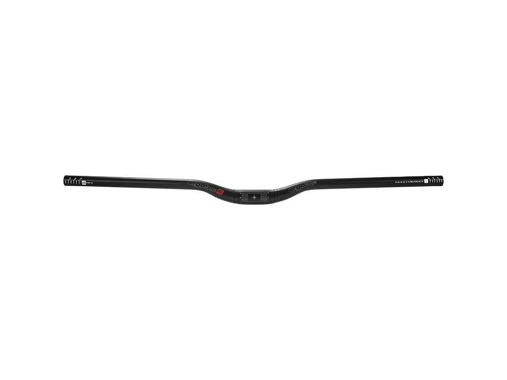 Ergotec Riser Bar 30 MTB ø35,0 780 mm bred - Safety level 6 - Sort