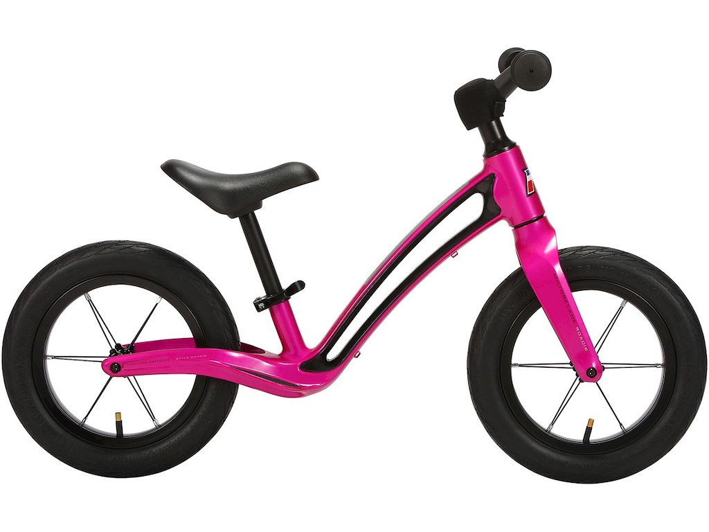 Motobecane Roadie løbecykel 12 blank lyserød m. sort"