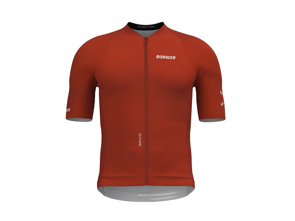 Bioracer Icon Impulse Jersey - Cykeltrøje - Korte Ærmer - Herre - Terra Cotta - 2XL