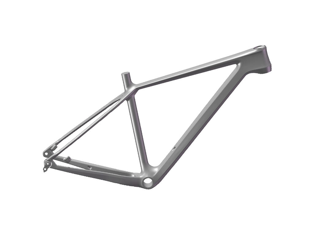 No Name Cykelramme - MTB - Carbon - 17" - No Painting