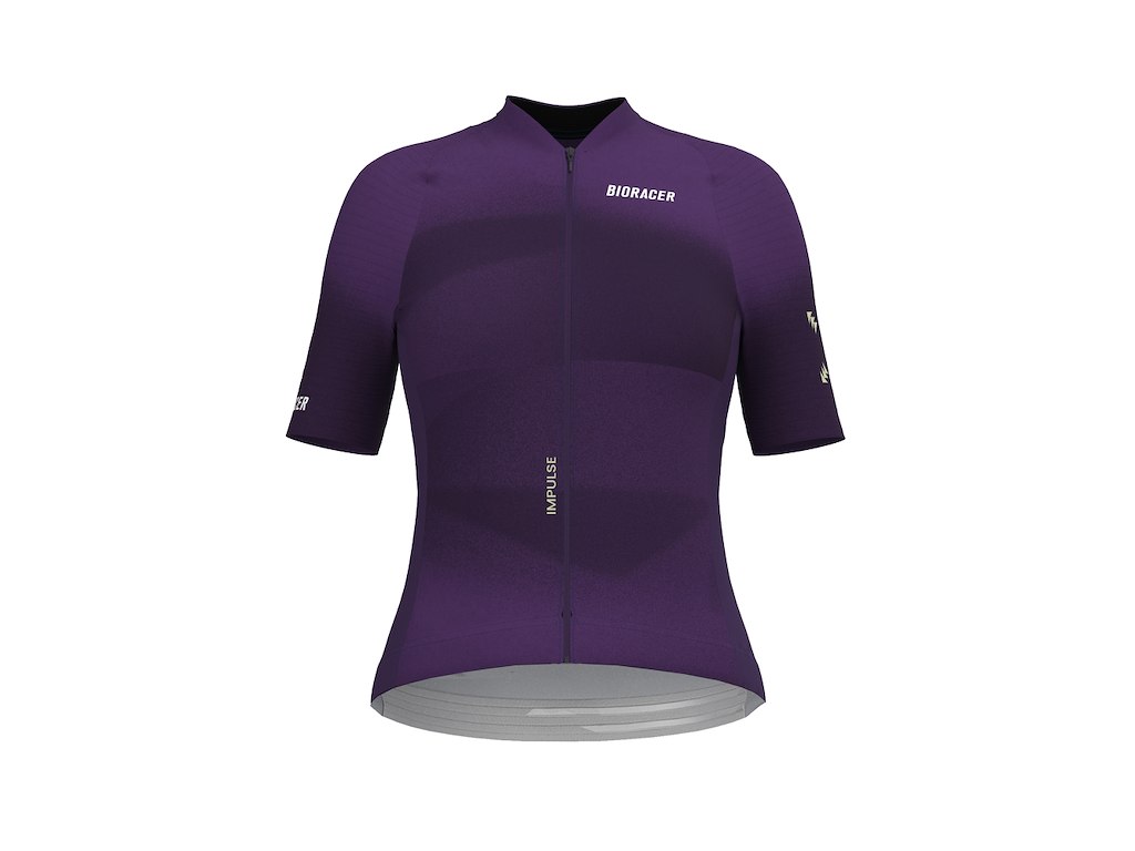 Bioracer Icon Jersey - Cykeltrøje - Korte Ærmer - Dame - Dark Violet - 2XL