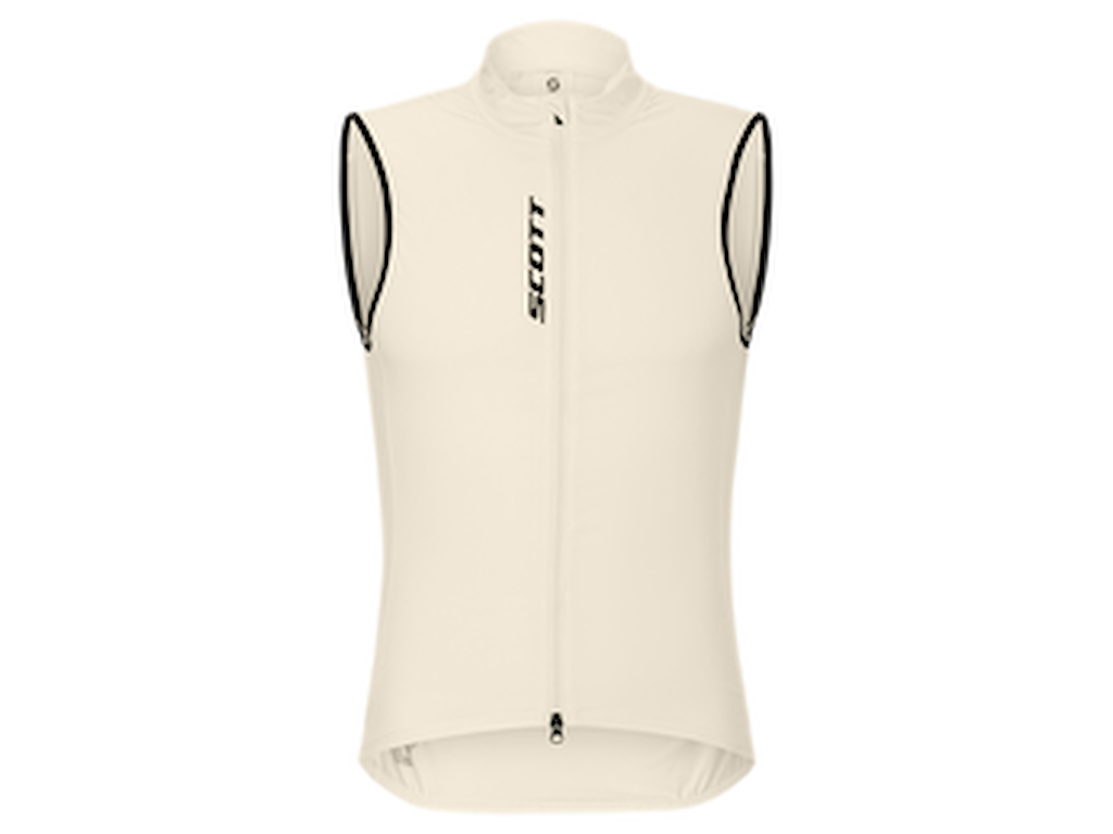 SCOTT Pro Windbreaker Vest - Cykelvest - Herre - Hvid - Str. XL