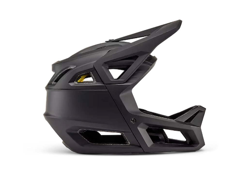 FOX Proframe fullface-hjelm mat sort (Hjelmstørrelse: 51-55 cm)