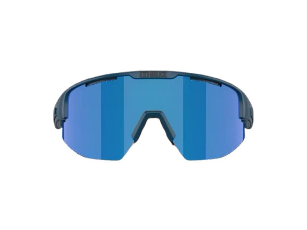 Bliz Matrix Medium (33) - Cykelbriller - Brown/Mirror Lens - Mat Blå