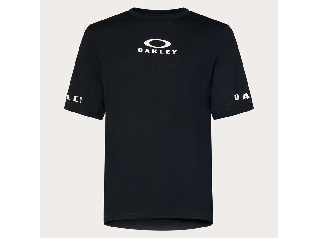 Oakley Seeker Flow - Cykeltrøje - Korte Ærmer - Sort - Herre - S