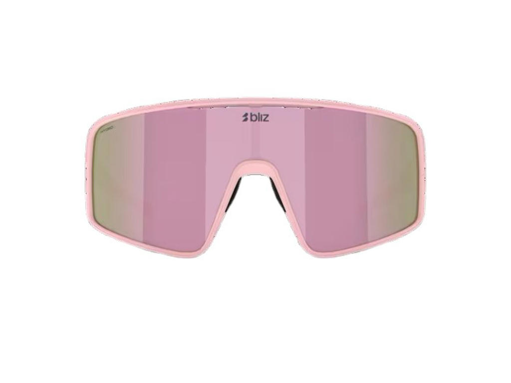 Bliz P001 XL (42) - Cykelbriller - Brown/rose multicolour lens - Matt powder pink