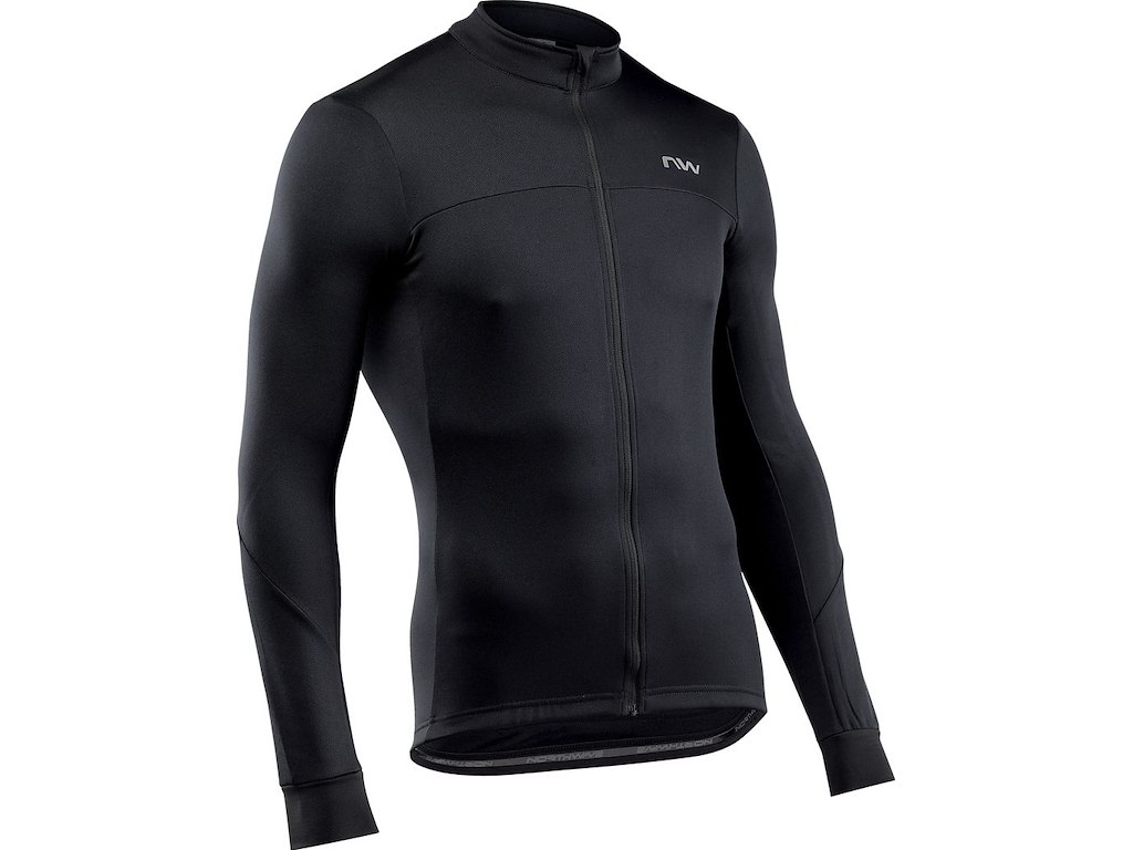 Northwave Force 2 Cykeltrøje med lange ærmer - Herre - Sort - Str. - XL