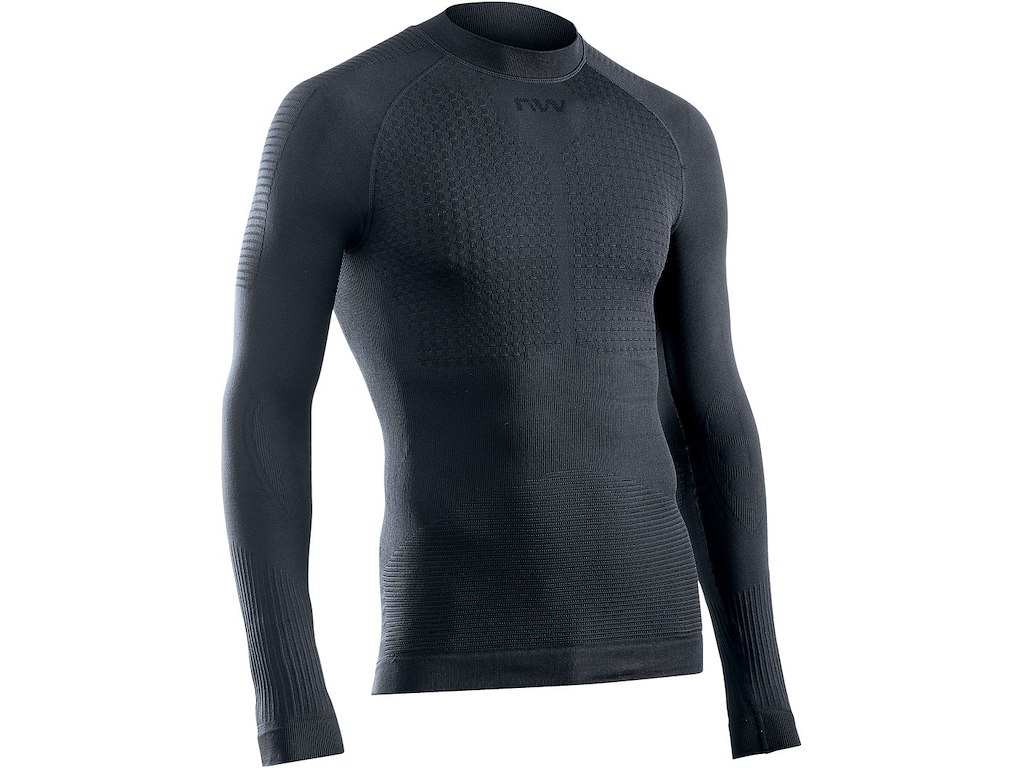 Northwave Revolution baselayer med lange ærmer - Herre - Sort - Str. - M