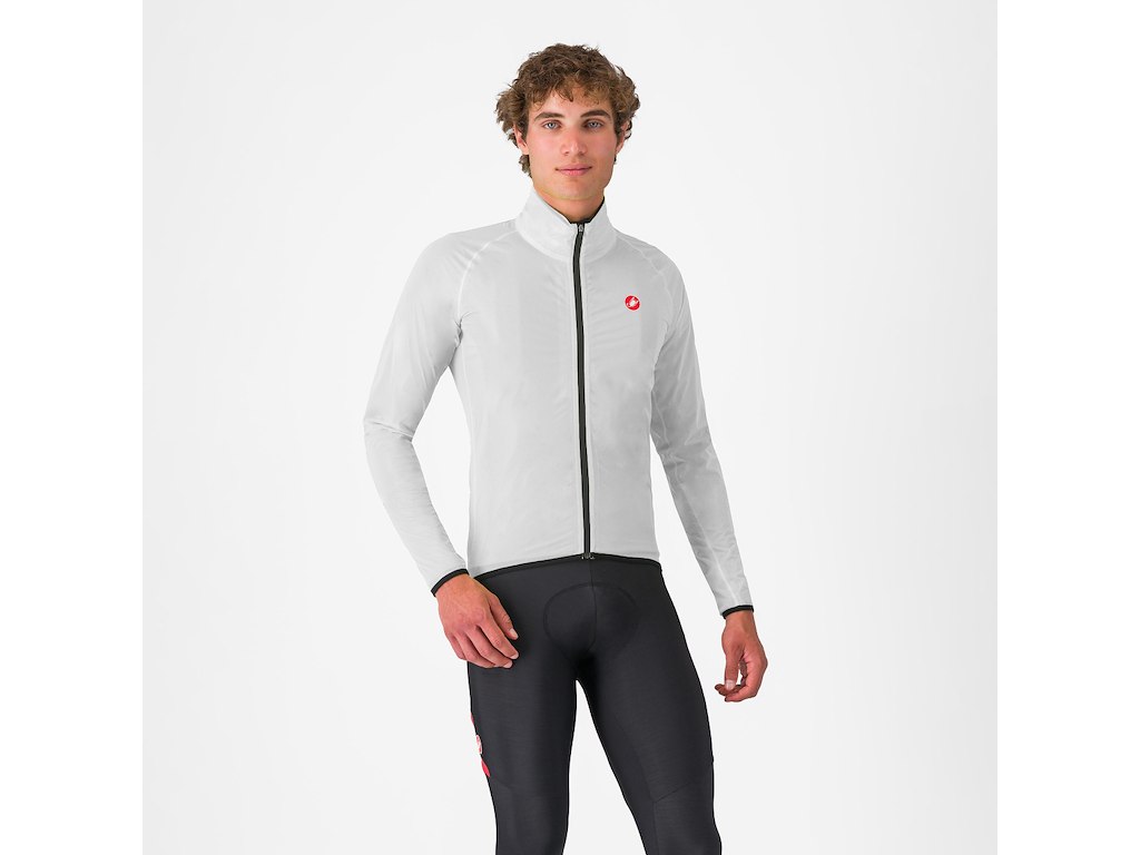 Castelli Squall Shell Jacket - Cykeljakke - Silver Gray/Black - Str. 2XL