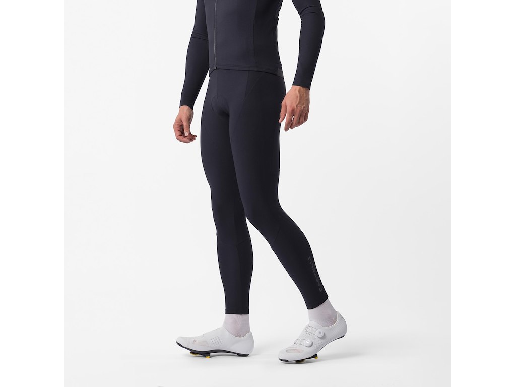 Castelli Thermowoven Bibtights - Cykelbukser m/pude - Herre - Sort - Str. XL