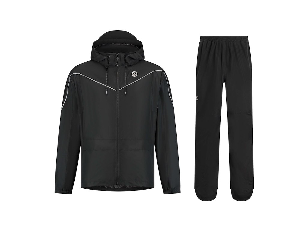 Rogelli Commuter Essential Regntøj - Unisex - Sort - Str. 2XL