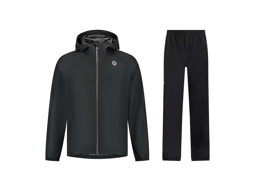 Rogelli Commuter Core Regntøj - Unisex - Sort - Str. 2XL