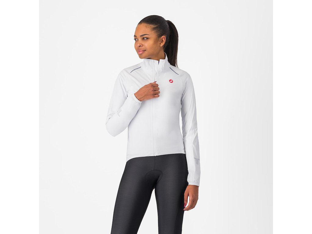 Castelli Emergency 3 Womens Rain Jacket - Dame - Hvid - Str. M
