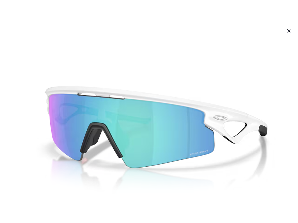 Oakley Sphaera Strike - Cykelbriller - Herre - Matte White / PRIZM Sapphire