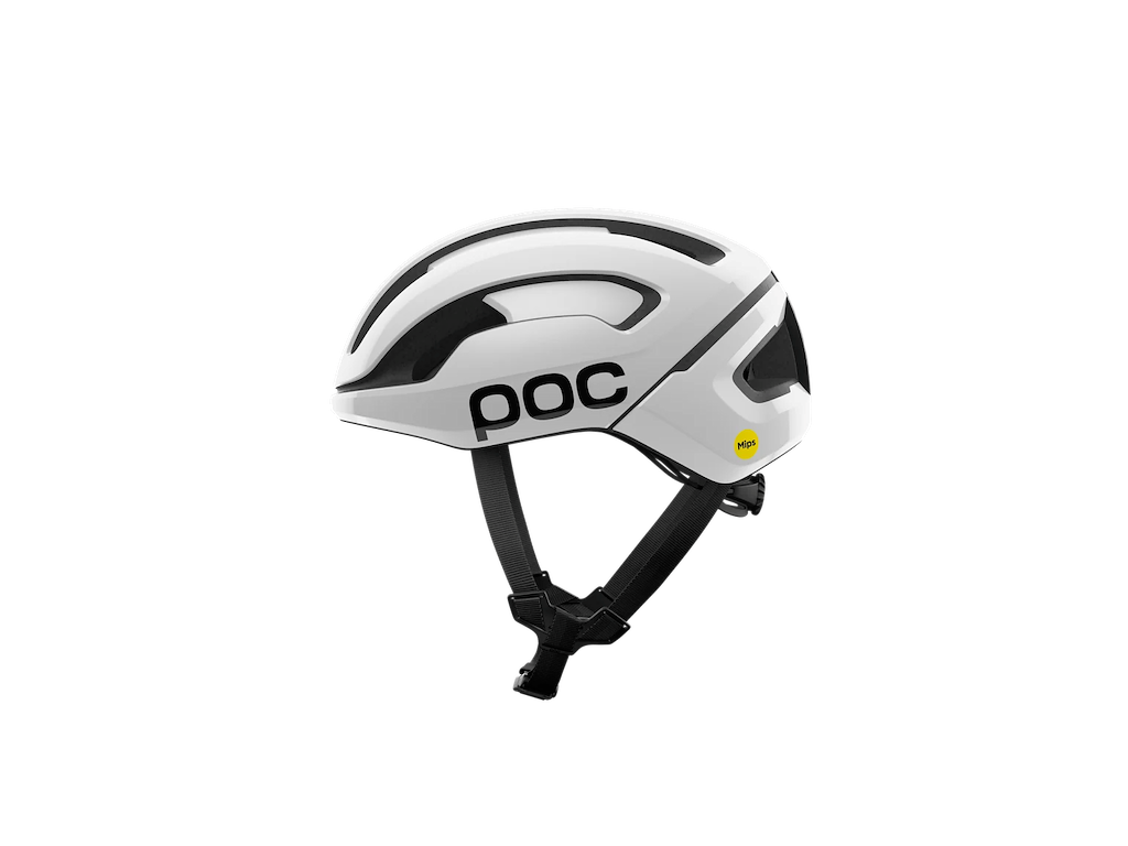 POC Omne Air MIPS - Cykelhjelm - Hydrogen White/Uranium Black Matt w. Logo - Str. S/50-56cm