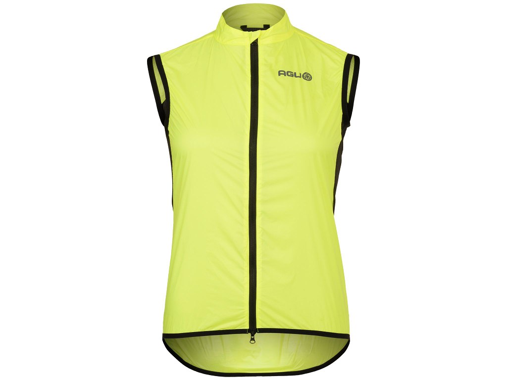 AGU Essential Wind Body - Cykelvest - Dame - Hi-Vis Neon Gul - Str. S