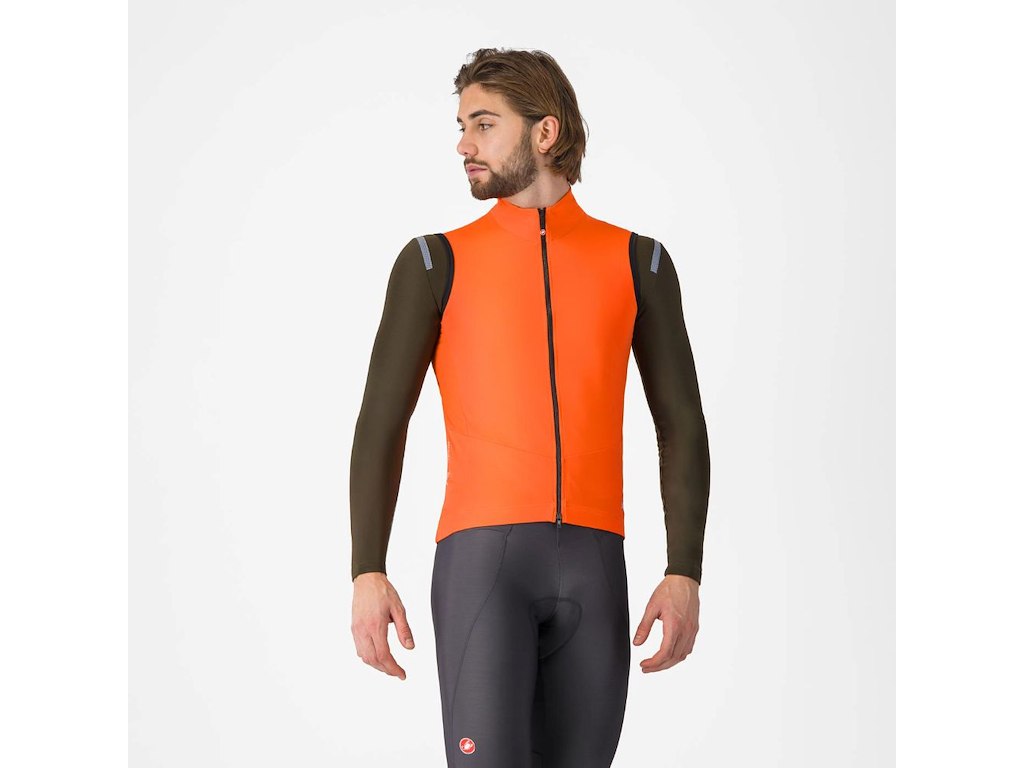 Castelli Perfetto Air Vest - Cykelvest - Brilliant Orange - S