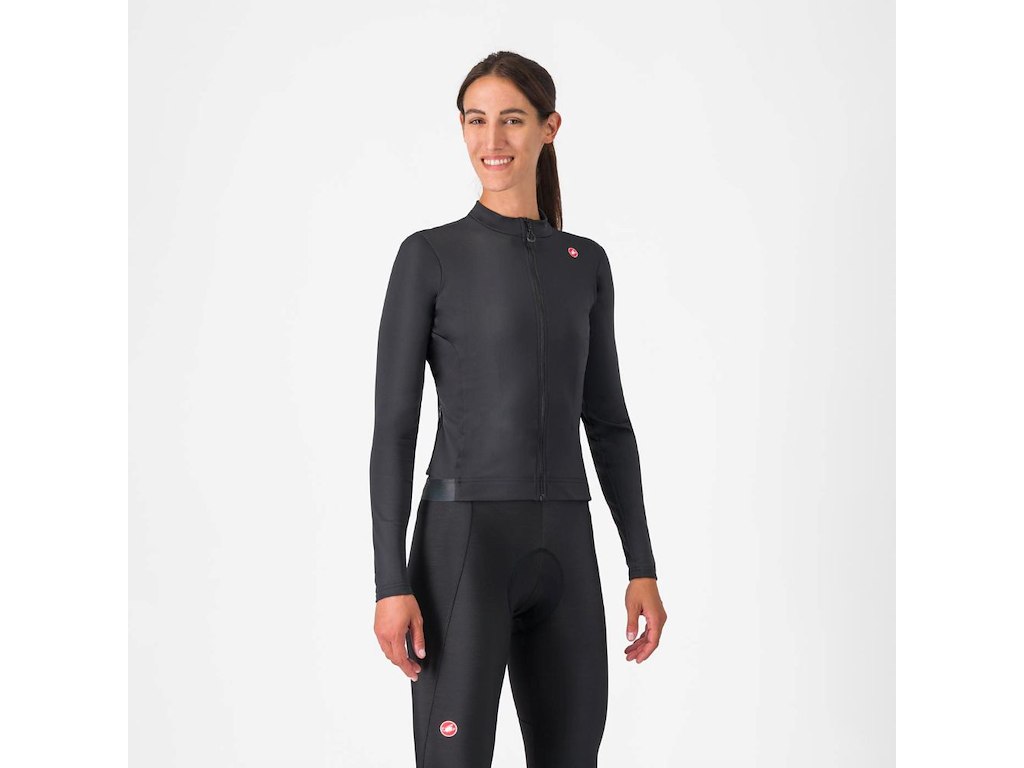Castelli Espresso Thermal Women's Jacket - Cykeljakke - Dame - Light Black - L