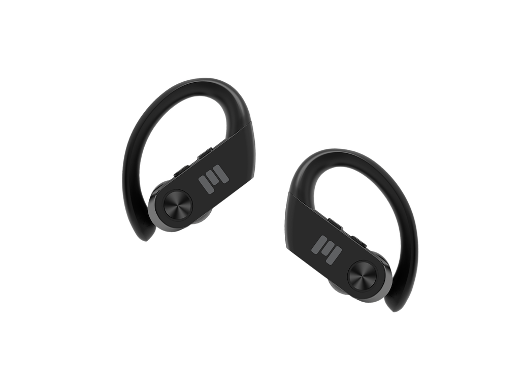 Miiego Miibuds Active Go høretelefoner sort