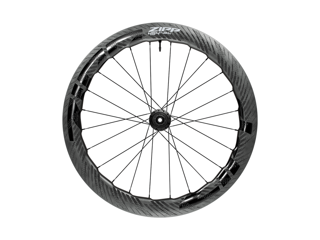 ZIPP 454 NSW 700c Forhjul - 12x100mm E-Thru - Disc centerlock