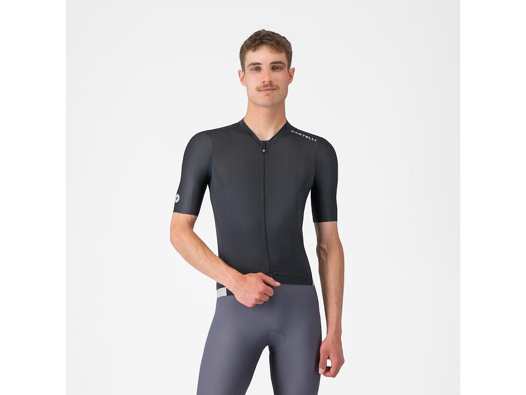 Castelli Espresso 2 Jersey - Cykeltrøje - Korte Ærmer - Herre - Sort - XL