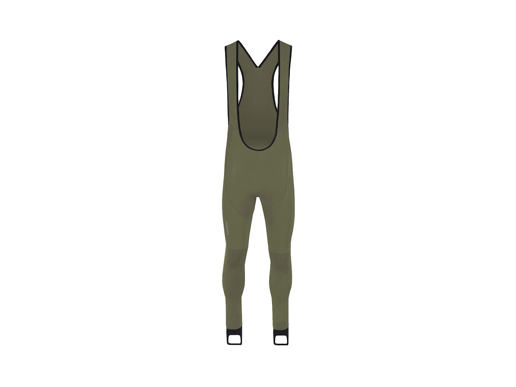 Bioracer Tempest Gravel Lange bukser med seler - Herre - Thyme Green - Str. L