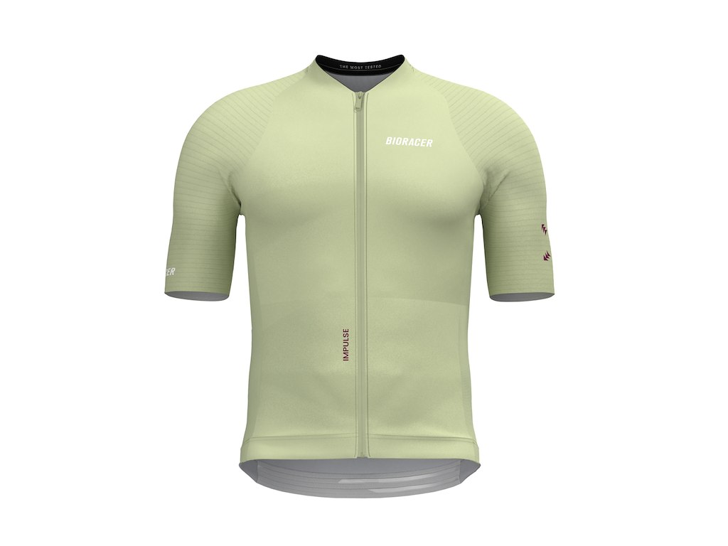 Bioracer Icon Impulse Jersey - Cykeltrøje - Korte Ærmer - Herre - Pistachio Milk - XS
