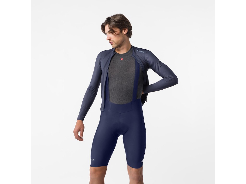 Castelli Espresso 2 Thermal Bibshorts - Cykelshorts m/pude - Herre - Belgian Blue - Str. 2XL