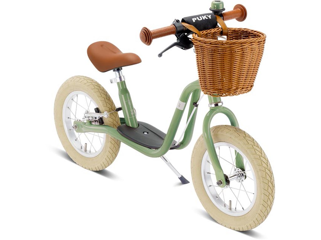 Puky LR XL BR Classic Løbecykel Med Bremse Retro Grøn