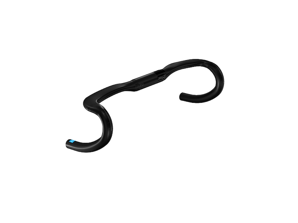 PRO PLT Ergo Carbon racerstyr - 42 cm bred - 31.8mm - Sort