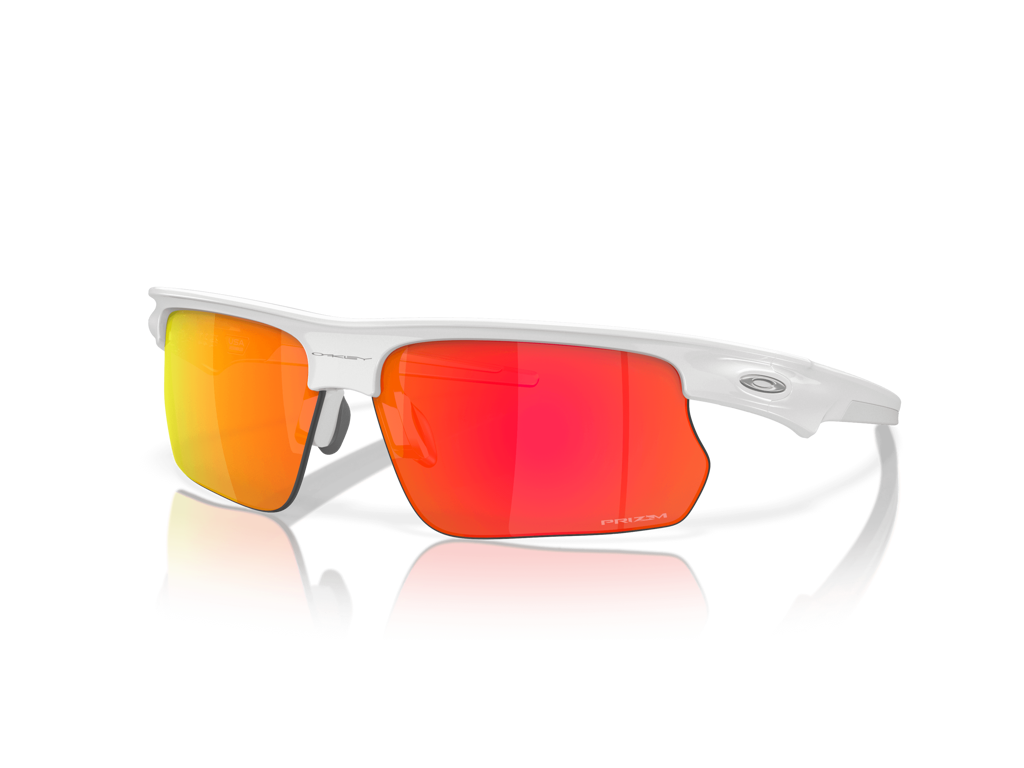 Oakley BiSphaera Prizm - Cykelbrille - Ruby Polished White