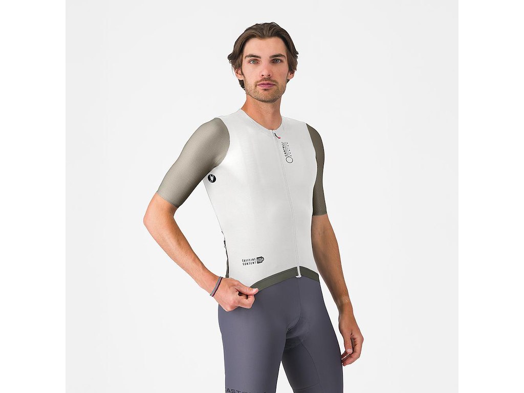 Castelli Coretto Jersey - Cykeltrøje - Korte Ærmer - Herre - Ivory/Clay/Black - L