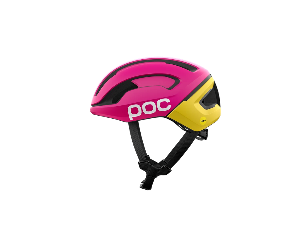 POC Omne Air MIPS - Cykelhjelm - Rhos Red Matt/Citrine Yellow Matt - Str. L/56-61cm